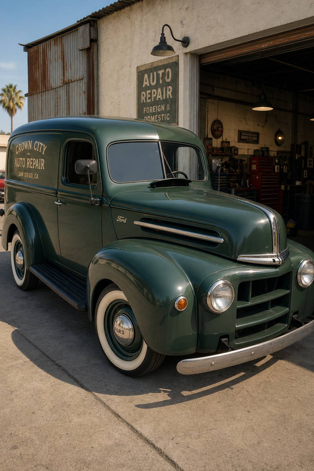 1947 Ford Panel Truck AI restoration vision