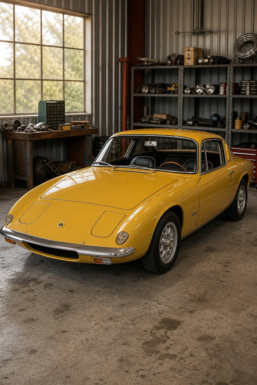1972 Lotus Elan Plus 2 Bodyshell, Doors, Trunk Hood Bumper Headlights AI restoration vision