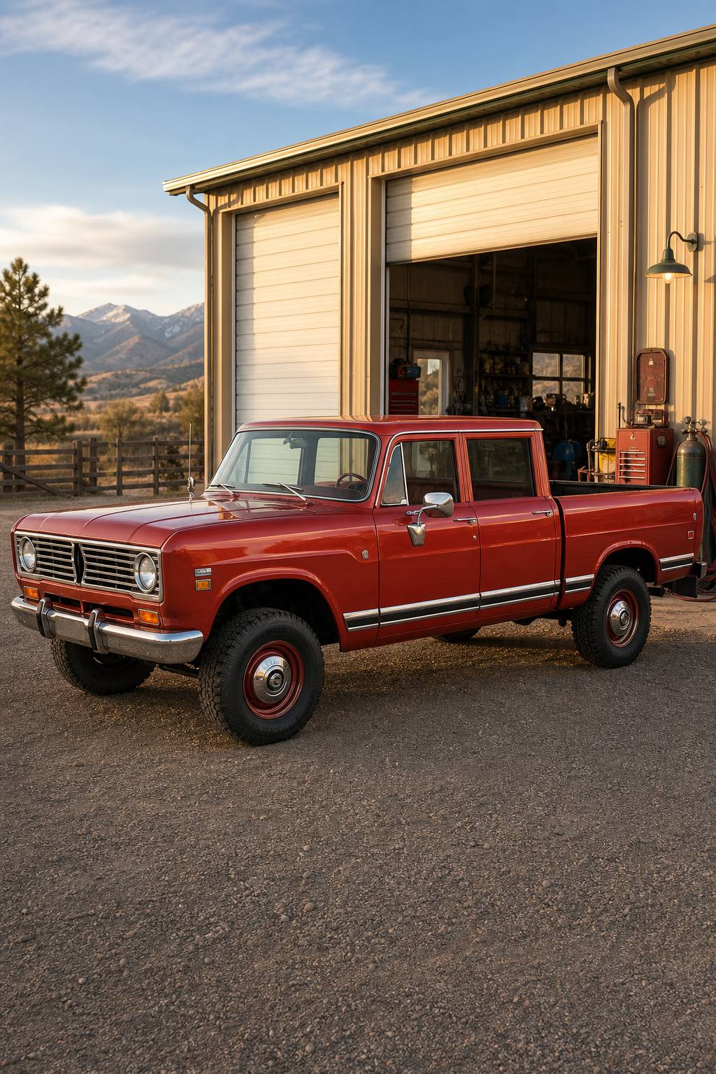 1972 International 1210 Crew Cab AI restoration vision